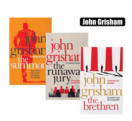BOOK NOVEL A-FORMAT JOHN GRISHAM ASSTD