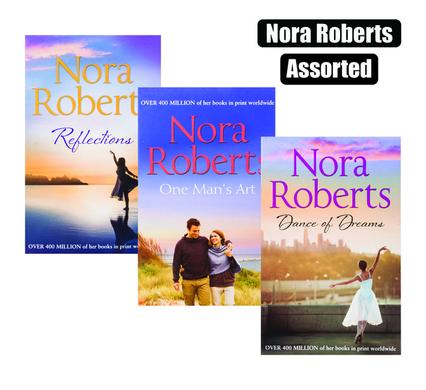 BOOK NOVEL B-FORMAT NORA ROBERTS ASSTD