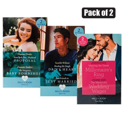 BOOK NOVEL ROMANCE MILLS&BOON 2-PACK