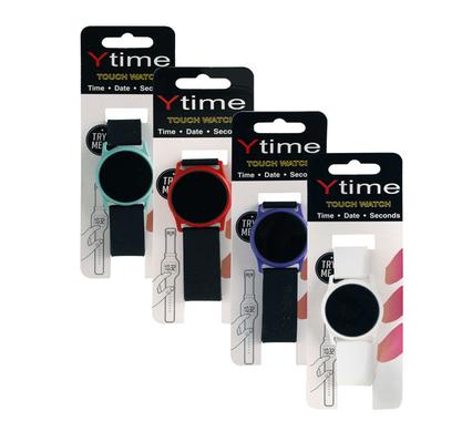 WATCH SILICONE W/ALLOY CASE LED DISPLAY