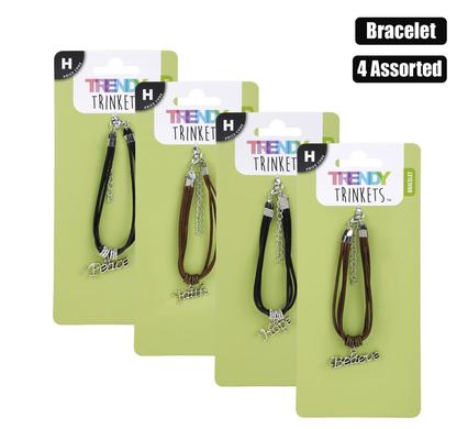 BRACELET INSPIRATIONAL 4 ASSTD