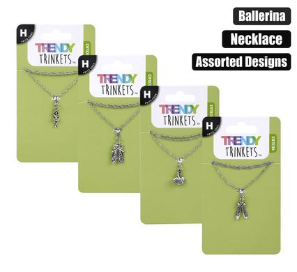 NECKLACE BALLERINA 18.5cm ASSTD
