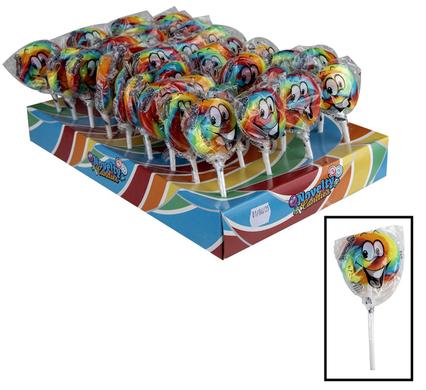 SWEET LOLLY NC SML RAINBOW 5CM (TH)