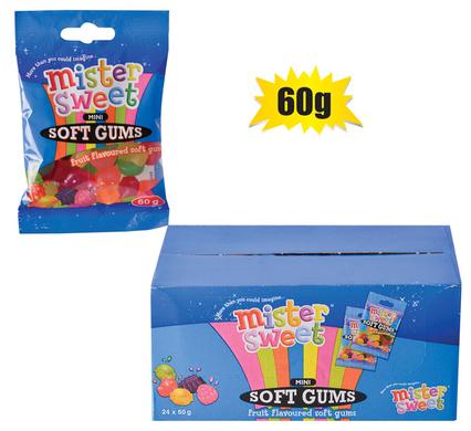 SWEET GUMMY MS MINI SOFT GUMS 60g (TH)