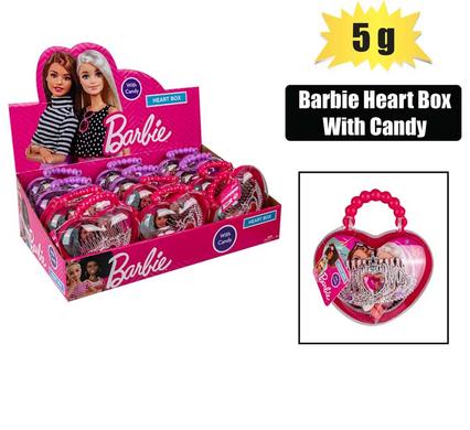 SWEET NOVELTY ST BARBIE HEART BOX 5g(TH)