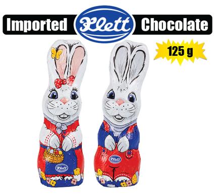 SWEET CHOC KL EASTER BUNNY FOILED 125g